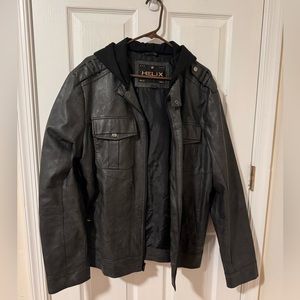 Helix leather jacket. Size XL